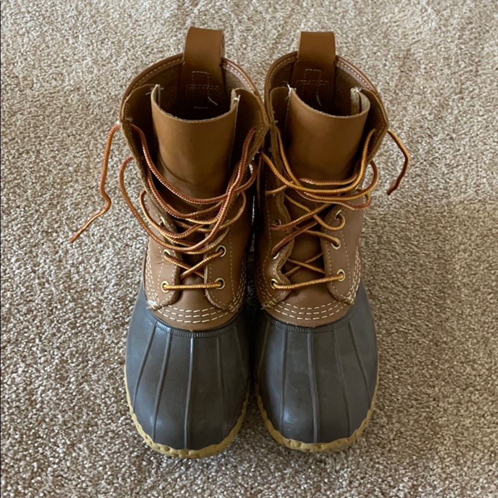 L.L. Bean Duck Boots Brown